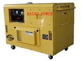 AC Single Phase 50Hz/8kw Key Start Silent Diesel Generator for Shop Use (KDE12T)