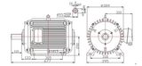 High Efficiency Permanent Magnet Generator 20kw 750rpm 50Hz