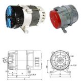 1.5-2.8kw Monophase Sine Wave Alternator (QFB160 Series)