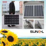 50W*2,80W,100W,120W Folding/Portable Solar Panel/Module for Camping, Travelling (SNM-M50(36))