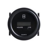 Round Digital 99999.9 Hour Meter Counter for Marine Motorcycle ATV Snowmobile Tractor Truck Boat Generator Dirt Bike--Rl-Hm005