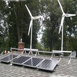 Solar Wind Hybrid Household Power Supply System