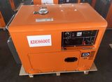 AC Single Phase 50Hz/5.5kw Key Start Silent Air-Cooled Diesel Generator for Home and Hotel Use