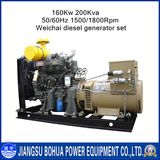 Weichai Brand Open Type Diesel Generator (200kVA)