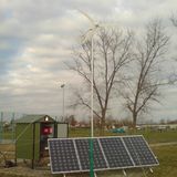 Hybrid Wind Solar Power Generator Set for Home