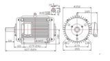 Low Speed Hydro Turbine Permanent Magnet Generator 10kw 300rpm 60Hz