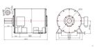 150kw 60rpm Low Speed Horizontal Permanent Magnet Generator