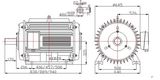 120kw 300rpm Low Rpm Horizontal Permanent Magnet Generator