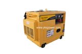 5.5kw Small Air-Cooled Silent Type Diesel Generator with 3 Phase