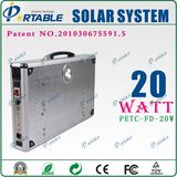 20W Portable Solar Home/ Power System for Lighting / Fan / TV (PETC-FD-20W)