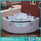 Colorful LED Light Indoor Corner Acrylic Bath Tube (TLP-678)