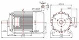 1500rpm Permanent Magnet Generator 40kw 50Hz