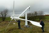 Wind Turbine with Tilt-up Tower